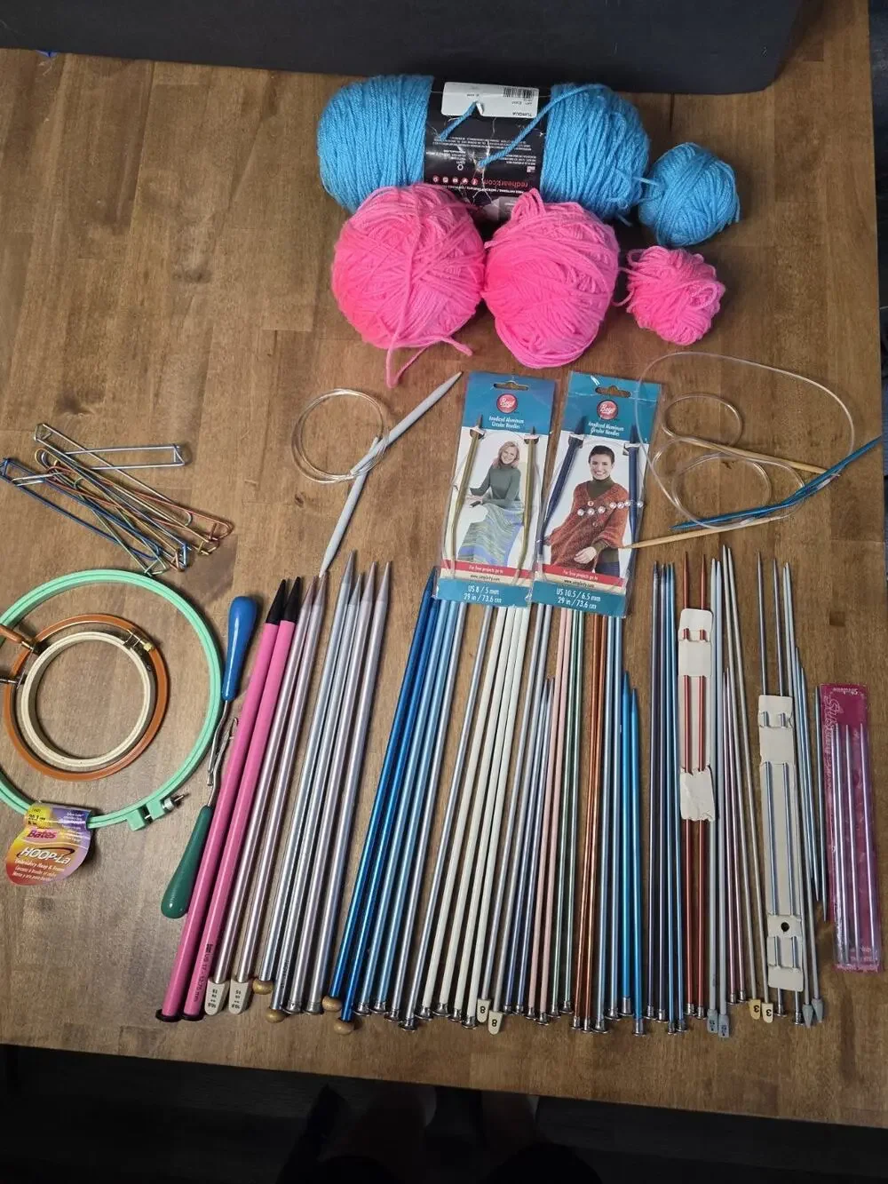 Knitting Needles & Crochet Hooks Circular Needles And More Lot Of 75